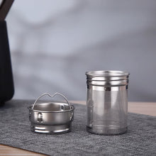 Load image into Gallery viewer, Ora Tea co. Glass Tea Infuser Bottle 500ml with Protective Sleeve