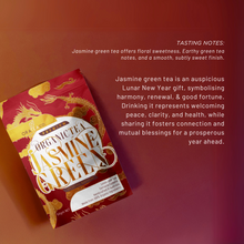 Load image into Gallery viewer, Lunar New Year Edition - Organic Jasmine Green Tea - 50g
