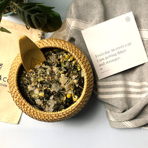 Japanese Muscle Relief & Recovery: Zen Restore Tea Bath Blend